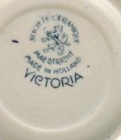 cca 1900 Maestricht kávés készlet, hiányokkal, sérülésekkel