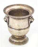 Sheffield 3 darab fűszertartó. Jelzett, kopott, m: 7,5 cm