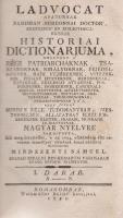Ladvocat, [Jean-Baptiste] - Mindszenti Sámuel (ford.):

Ladvocat apátúrnak [...] Historiai diction...