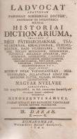 Ladvocat, [Jean-Baptiste] - Mindszenti Sámuel (ford.):

Ladvocat apátúrnak [...] Historiai diction...