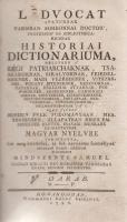 Ladvocat, [Jean-Baptiste] - Mindszenti Sámuel (ford.):

Ladvocat apátúrnak [...] Historiai diction...