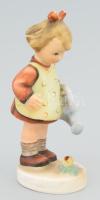 Hummel "Little Gardener". Mod.: 74, cca 1958-72, jelzett, restaurált, m: 12 cm