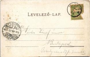 1905 Siófok, fürdőház. Reich Farkas kiadása (EK)