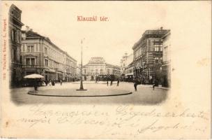 1898 (Vorläufer) Szeged, Klauzál tér, Fonciere pesti biztosító