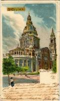 1899 (Vorläufer!) Budapest V. Bazilika. litho s: Rosenberger (fa)