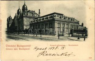 1898 (Vorläufer!) Budapest VI. Nyugati pályaudvar (EK)