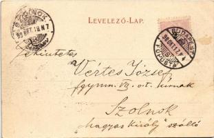 1898 (Vorläufer!) Budapest VI. Nyugati pályaudvar (EK)