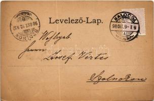 1898 (Vorläufer) Kalocsa, Törvénykezési palota, székesegyház, főgimnázium és csillagda, érseki palot...