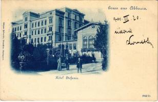 1900 Abbazia, Opatija; Hotel Stefanie / szálloda / hotel (EK)