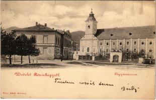 1899 (Vorläufer) Rózsahegy, Ruzomberok; Főgimnázium. Kohn Adolf kiadása / grammar school