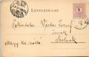 1899 (Vorläufer) Rózsahegy, Ruzomberok; Főgimnázium. Kohn Adolf kiadása / grammar school