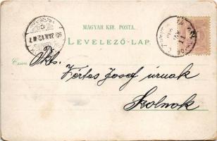 1899 (Vorläufer) Kismarton, Eisenstadt; Katonai alreáliskola, Kálvária hegy, Esterházy herceg kastél...