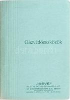 cca 1940 IGÉVÉ - Ipari- és Gázvédőeszközök kft. 52p sok képpel, Gázmaszkok, légzőkészülékek képes reklám nyomtatvány.