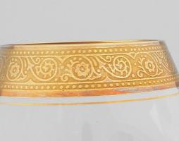 5 darab St. Louis konyakos pohár. Jelzés nélkül, hibátlan, m: 10,5 cm