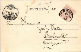 1899 (Vorläufer!) Versec, Werschetz, Vrsac; Püspöki lak / Bishop's residence