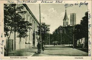 1932 Komárom, Komárnó; Újváros, utca / street