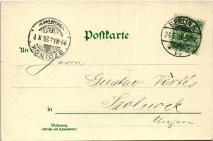 1899 (Vorläufer) Berlin, National-Gallerie, Königl Museum, Denkmal Friedrich Wilhelm III, Friedrichs...