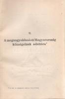 Magyar föld - magyar nép. (A megnagyobbodott Magyarország községeinek adattára.) Az előszót írta: vi...