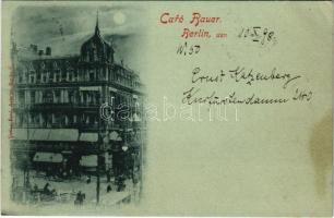 1898 (Vorläufer) Berlin, Café Bauer, Hotel. Verlag Ferd. Ashelm (fl)