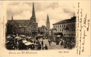 1899 (Vorläufer) Mönchengladbach, M.-Gladbach; Alter Markt / market