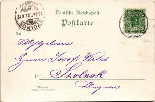 1898 (Vorläufer) Bonndorf, Rathausplatz, Neustrasse, Amtshaus (Ehemal Schloss) / town hall, street, ...