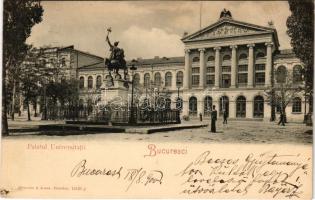 1900 Bucharest, Bucuresci; Palatul Universitatii / university palace