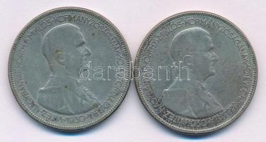 1930. 5P Ag Horthy jobbra (2db) T:F Adamo P8.2