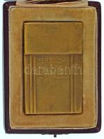 Berán Lajos (1883-1943) 1905. "Ferencvárosi Torna-Club 1899" kétoldalas bronz díjplakett e...