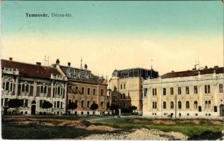 1920 Temesvár, Timisoara; Dózsa tér. Uhrmann Henrik kiadása / square (EK)