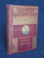 Almásy László:  Autóval Szudánba. Első autó-utazás a Nílus mentén. Vadászatok Angol-Egyiptomi Szudánban. Cholnoky Jenő előszavával. 83 képpel és egy térképpel. [Első kiadás.]  Budapest, [1929]. Lampel Róbert - Wodianer F. és Fiai Könyvkiadóvállalata (Franklin-Társulat ny.) 1 t. (címkép) + 240 p. + 28 t. (kétoldalas),  Az Almásy László és Esterházy Antal közös, 1926. évi afrikai felfedező- és vadászútjáról szóló beszámoló először 1929-ban jelent meg, ezt a kiadást két éven belül két kiadás követte. Az egyes kiadások közti különbség a kötéstábla feliratozásában, az illusztrációs anyagban és a térkép meglétében vagy nem létében körvonalazható. Az 1929. évi első kiadás 83 fényképpel és 1 kihajtható térképpel rendelkezik, a gerincen és az első kötéstáblán pedig az ,,Autóval Szudánban téves címfelirat olvasható. A kötés feliratozását a második és harmadik kiadásban már javították, ott már ,,Autóval Szudánba felirat olvasható; a második és harmadik kiadás pedig egységesen nélkülözi a térképet, és 83, illetve 82 felvétellel jelent meg, az 1930., illetve az 1931. évben. Példányunk belíve az 1929. évi első kiadásból származik, ám belívét az 1930. évi második kiadás kötéstáblájába kötötték, két táblája duplán szerepel, ám nélkülözi a térképet.  (A Magyar Földrajzi Társaság könyvtára.)  Vuray 26.  Díszesen aranyozott, festett kiadói egészvászon kötésben. Jó példány.