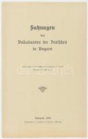 1939 Bp., Satzunder Volksbundes der Deutschen in Ungarn. A Magyarországi Németek Szövetsége (Volksbund) alapszabályai, 8p. Bp., 1939. Buschmann.