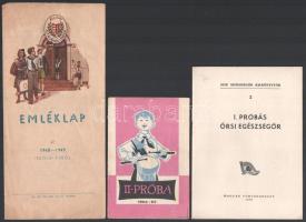 1949-1965 Iskolai emléklap + Kisdobos II. próba füzet + I. próbás őrsi egészségőr - Ifjú Egészségőr Kiskönyvtár 2. füzet