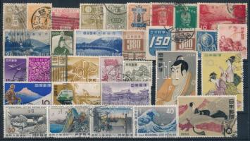 Japán 1937-1963 32 klf jobb bélyeg (Mi EUR 241,-)