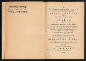 Nagy Szőlősi Mihály: Lobogó szövétnek avagy a Lelki Pásztorságnak tiszta tüköre [...] Kolozsvár, 167...