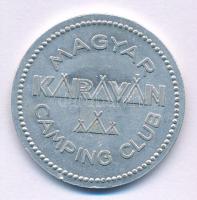 1977. "Magyar Karaván Camping Club / OTP - Világtakarékossági nap" Al emlékérem (32mm) T:X...