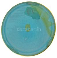 DN "Országos Bélyegnapi Kiállítás Budapest" eozin mázas Zsolnay porcelán emlékplakett, ere...