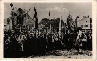 1940 Marosvásárhely, Targu Mures; bevonulás / entry of the Hungarian troops (EK)