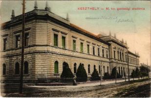 1912 Keszthely, M. kir. gazdasági akadémia. W.L. Bp. 7. (EK)