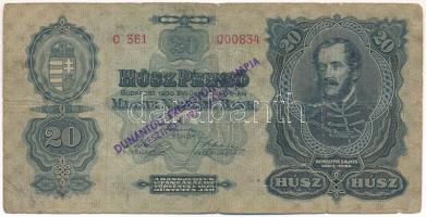 1930. 20P "C 361 000834" "Dunántúli Éremgyűjtők Napja Keszthely 1974. május 26." T:VG