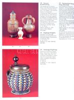 Hampel árverési katalógus, zömmel habán kerámiák, fajanszok, kőcserép témában, 1997