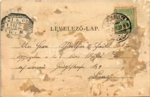 1902 Nagykikinda, Kikinda; Ferenc József tér, Állami polgári leányiskola, Rádák János üzlete és sajá...