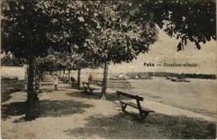 1920 Paks, Erzsébet sétatér, hajómalom / floating ship mill (boat mill) (Rb)