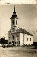 Tiszakécske, Újkécske; Római katolikus templom. Lőcsey photo (lyuk / pinhole)