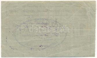 Miskolc ~1920. "Svájci kávézó és tejvó Miskolc Weidlich-udvar" 1K értékű szükségpénz előla...