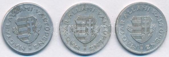 1946-1949. 1Ft Al "Kossuth-címer" (3xklf) T:VF közte kis anyaghiba Adamo F6