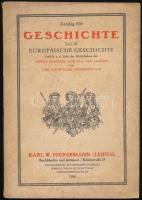 Karl W. Hiersemann Katalog 600. Geschichte Teil III: Europäische Geschichte. Enthält u. a. Teile der Bibliotheken des Königs Friedrich August II von Sachsen und Dr. Oscar Kling, Frankfurt A. M. Leipzig, 1930, Karl W. Hiersemann. Német nyelvű katalógus. Benne Magyarországra vonatkozó résszel (153-158 p.) Kiadói papírkötés, foltos borítóval.