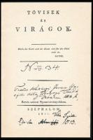 Tövisek és virágok. Széphalom, 1811. Hasonmás kiadás. Megjelent 600 példányban. Kiadói papírkötés, j...