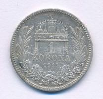 1915KB 1K Ag "Ferenc József" T:XF patina
Adamo K5.1