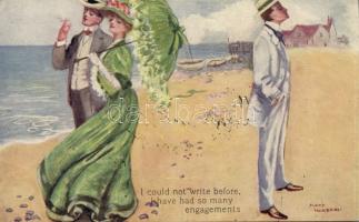 Seaside lady and men s: Mary Horsfall (EK)
