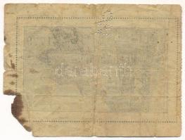 Miskolc ~1920. "Weidlich Pál cég Miskolczon" 1K értékű bón "WP" perforációval, &...